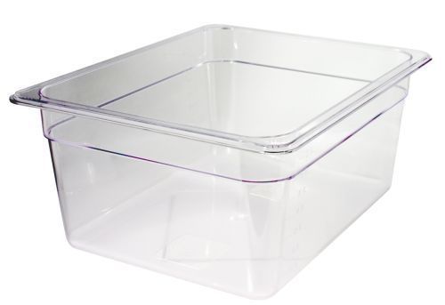 Coperchio in policarbonato trasparente 360x165 mm ALTO 7 centimetri ideale  per coprire le vaschette gelato in acciaio o policarbonato da 360x165 mm