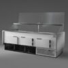 BANCO FRIGO MR9.5 VETRO DRITTO - PROFONDO 117 cm - immagine 3