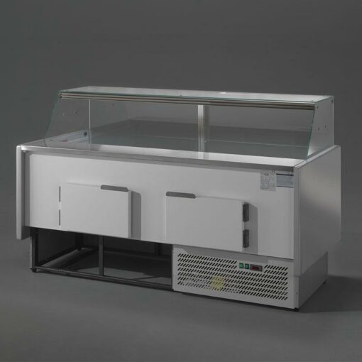 BANCO FRIGO MR9.5 VETRO CURVO - PROFONDO 117 cm - immagine 3