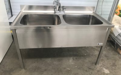 Ristoaffari S.r.l.: Lavello acciaio inox doppia vasca Mareno