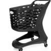 Trolley MINI ECO NERO - 80lt (100% plastica riciclata)