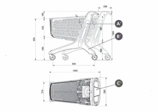 CARRELLO MIDI - 160Lt - BASE - immagine 6