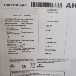 Freezer congelatore aht 210 Athen XL