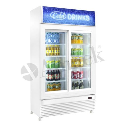 AK751RS Vetrina bibite doppia porta scorrevole