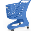 Trolley MINI ECO BLU - 80lt (100% plastica riciclata)