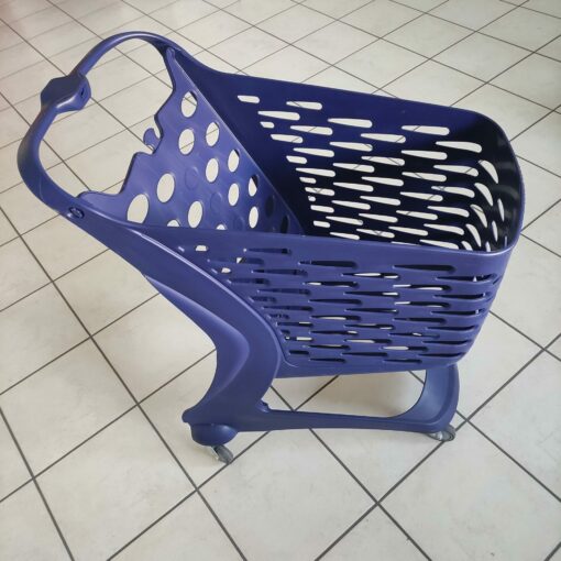 Trolley MINI ECO BLU - 80lt (100% plastica riciclata) - immagine 3