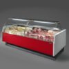 BANCO FRIGO MR9.5 VETRO CURVO - PROFONDO 117 cm