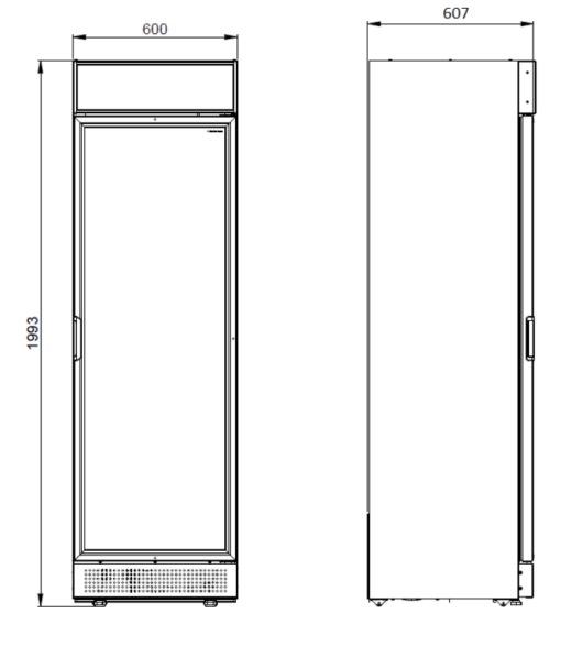 ECO 600C-VETRINA BIBITE classe climatica C - immagine 2
