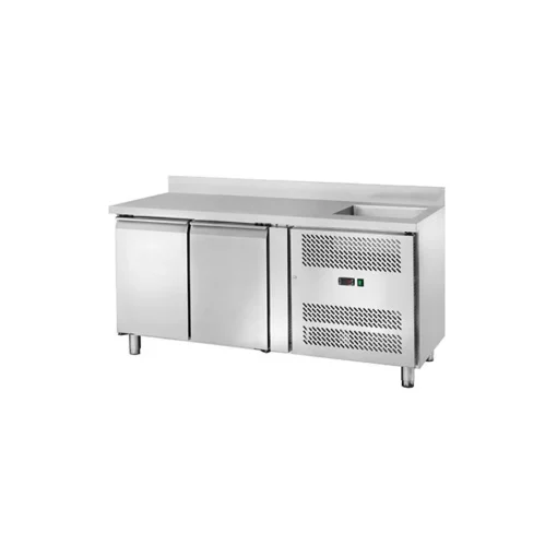Banco refrigerato ventilato GN1/1 con lavello AK2202TNL