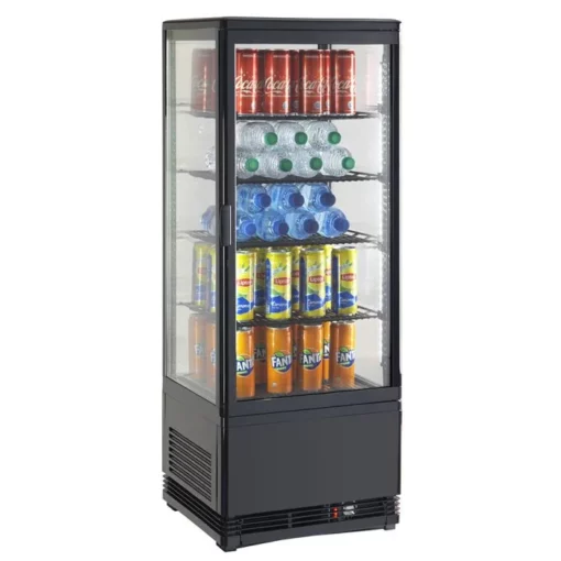 Espositore refrigerato per bibite con vetri sui 4 lati AK98EBN