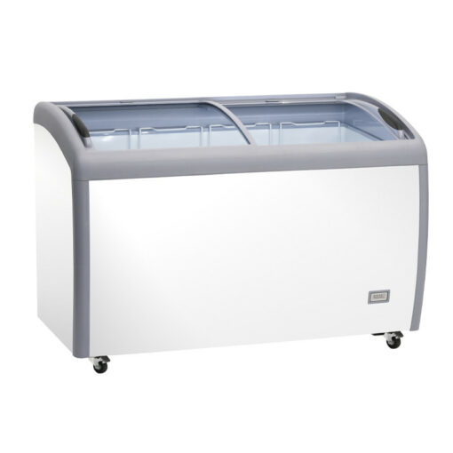 Congelatore a pozzetto con porte in vetro serie "AX" AX400CFG