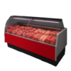 BANCO MACELLERIA MR9.5 VETRO CURVO - PROFONDO 117 cm