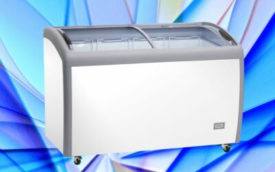 Congelatore a pozzetto con porte in vetro serie AX400CFG: efficienza e visibilità per supermercati e minimarket