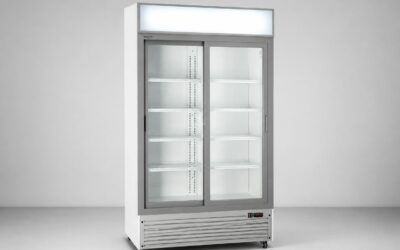Vetrina bibite CL 1100 V2GC SL WHITE: massima visibilità, minimo ingombro