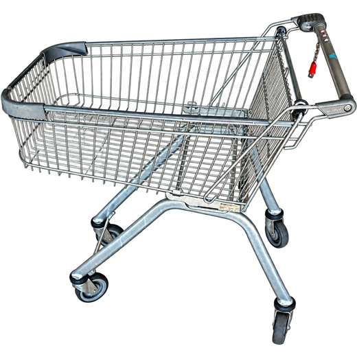 Carrello spesa acciaio Wanzl 100 Lt.