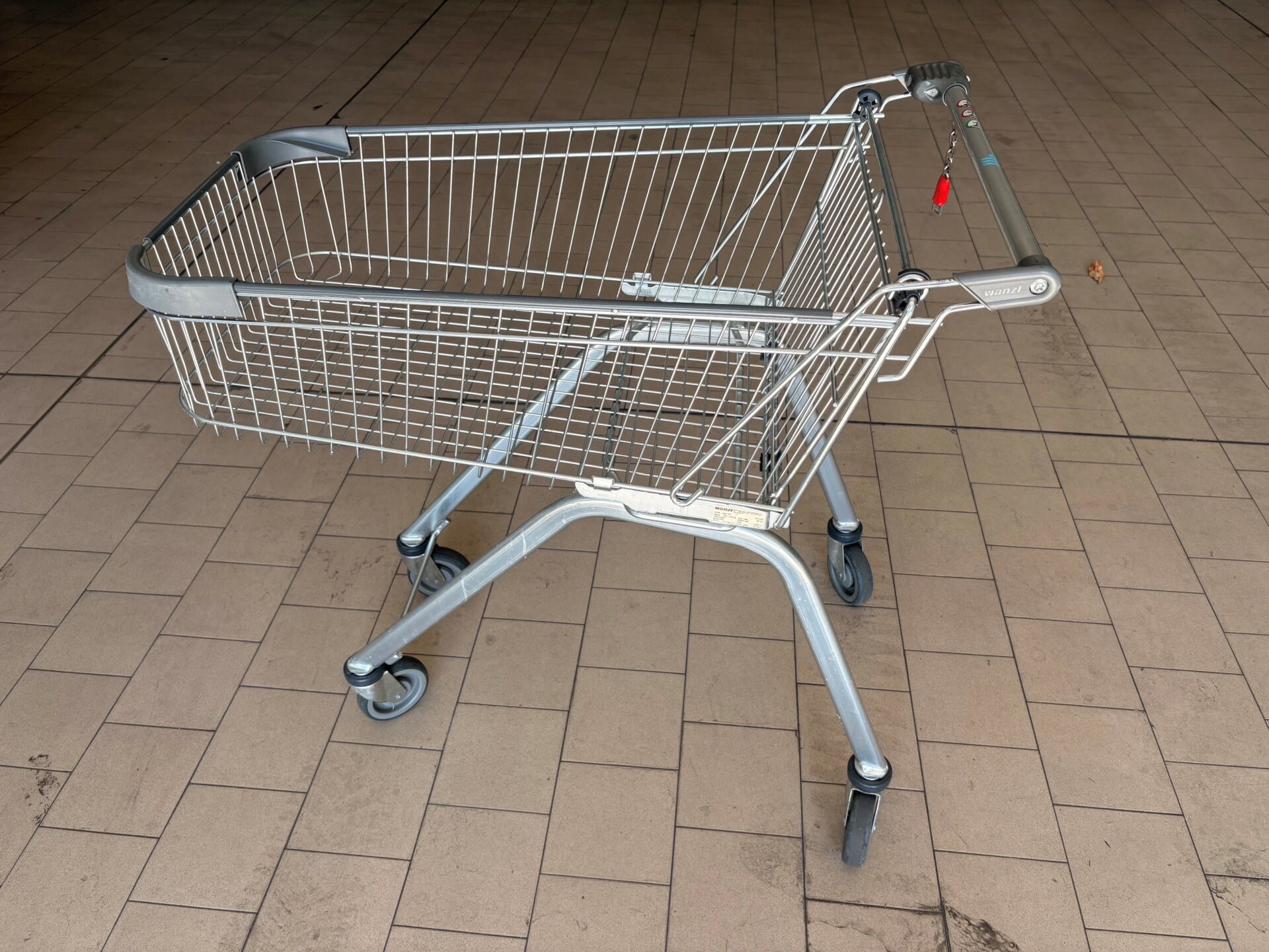 Carrello spesa acciaio Wanzl 100 Lt.